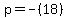 p+=+-%2818%29