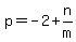 p+=+-+2+%2B+n%2Fm