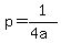 p+=+1%2F%284a%29