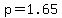 p+=+1.65+