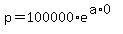 p+=+100000%2Ae%5E%28a%2A0%29