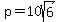 p+=+10sqrt%286%29