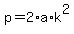 p+=+2%2Aa%2Ak%5E2