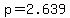 p+=+2.639
