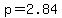 p+=+2.84