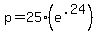 p+=+25%28e%5E.24%29