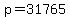 p+=+31765