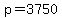 p+=+3750