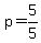 p+=+5%2F5+