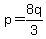 p+=+8q%2F3