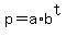 p+=+a%2Ab%5Et