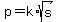 p+=+k%2Asqrt%28s%29