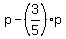 p-%283%2F5%29p