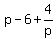 p-6+%2B+4%2Fp