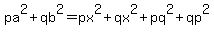 pa%5E2%2Bqb%5E2=px%5E2%2Bqx%5E2%2Bpq%5E2%2Bqp%5E2