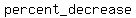 percent_decrease