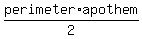 perimeter%2Aapothem%2F2