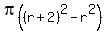 pi%28%28r%2B2%29%5E2+-+r%5E2%29