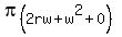 pi%282rw%2Bw%5E2%2B0%29