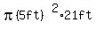 pi%285ft%29%5E2%2A21ft