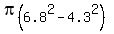 pi%286.8%5E2-4.3%5E2%29