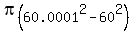 pi%2860.0001%5E2-60%5E2%29