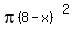 pi%288-x%29%5E2