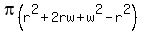 pi%28r%5E2%2B2rw%2Bw%5E2-r%5E2%29