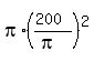 pi%2A%28%28200%29%2F%28pi%29%29%5E2