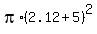 pi%2A%282.12%2B5%29%5E2