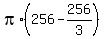 pi%2A%28256-256%2F3%29