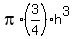pi%2A%283%2F4%29h%5E3