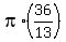pi%2A%2836%2F13%29
