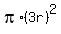 pi%2A%283r%29%5E2