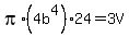 pi%2A%284b%5E4%29%2A24+=+3V