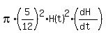 pi%2A%285%2F12%29%5E2%2AH%28t%29%5E2%2A%28%28dH%29%2F%28dt%29%29