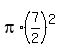 pi%2A%287%2F2%29%5E2