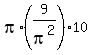 pi%2A%289%2Fpi%5E2%29%2A10