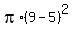 pi%2A%289-5%29%5E2
