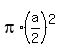 pi%2A%28a%2F2%29%5E2