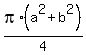 pi%2A%28a%5E2%2Bb%5E2%29%2F4