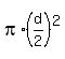pi%2A%28d%2F2%29%5E2