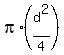 pi%2A%28d%5E2%2F4%29