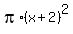 pi%2A%28x%2B2%29%5E2