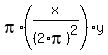 pi%2A%28x%2F%282%2Api%29%5E2%29%2Ay