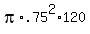 pi%2A.75%5E2%2A120