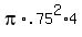 pi%2A.75%5E2%2A4