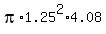 pi%2A1.25%5E2%2A4.08