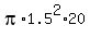 pi%2A1.5%5E2%2A20