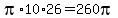 pi%2A10%2A26=260pi